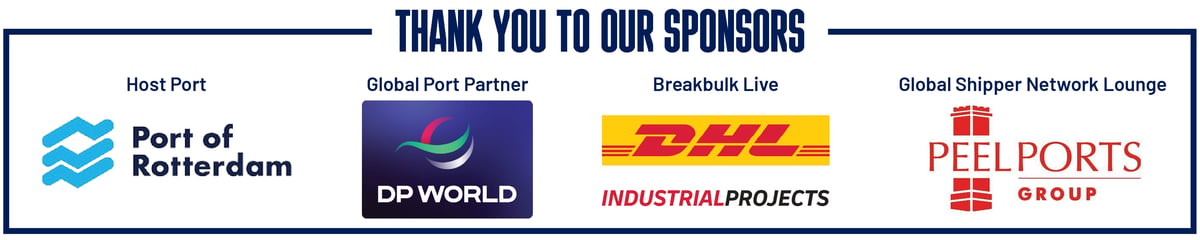 Breakbulk Europe sponsor banner