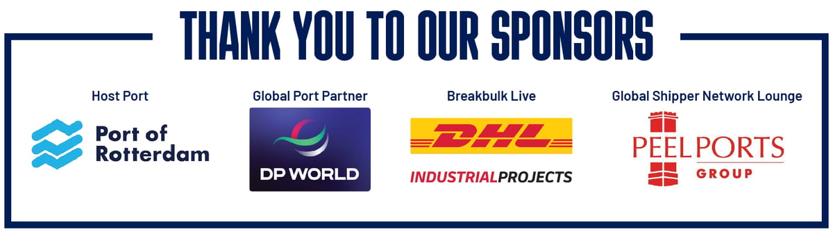 Breakbulk Europe sponsor banner